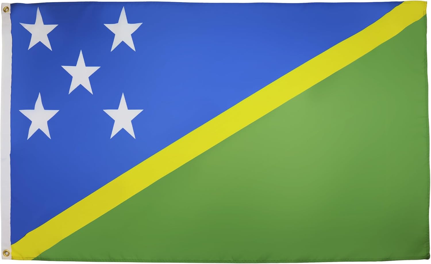 AZ FLAG - Solomon Flag - 3x5 Ft - 100D Polyester Solomon Islander Banner with Two Metal Grommets - Fade Resistant - Vivid Colors - 3' x 5' Feet - 150x90 Cm