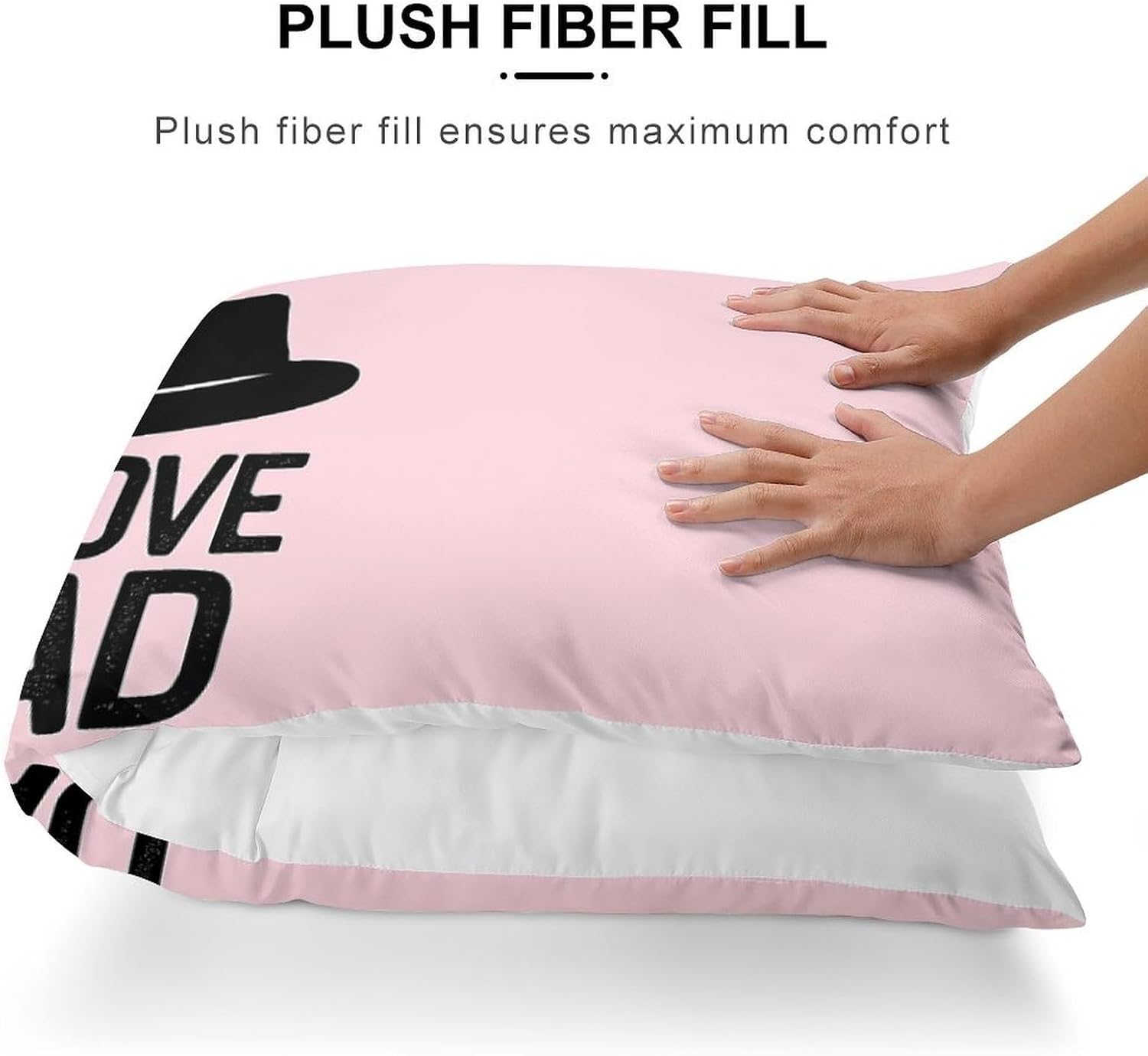 I Love You Dad Body Pillow Cover Long Cushion 18.9x53.1 Inch | pillowcase,bed decor,farmhouse,sofa
