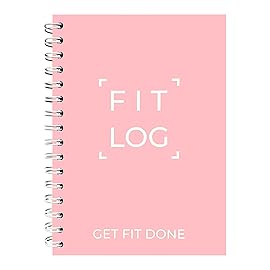 Fitness Journal & Workout Planner - Designed by Experts Gym Notebook, Workout Tracker, Exercise Log Book for Men Women - Crystal Rose