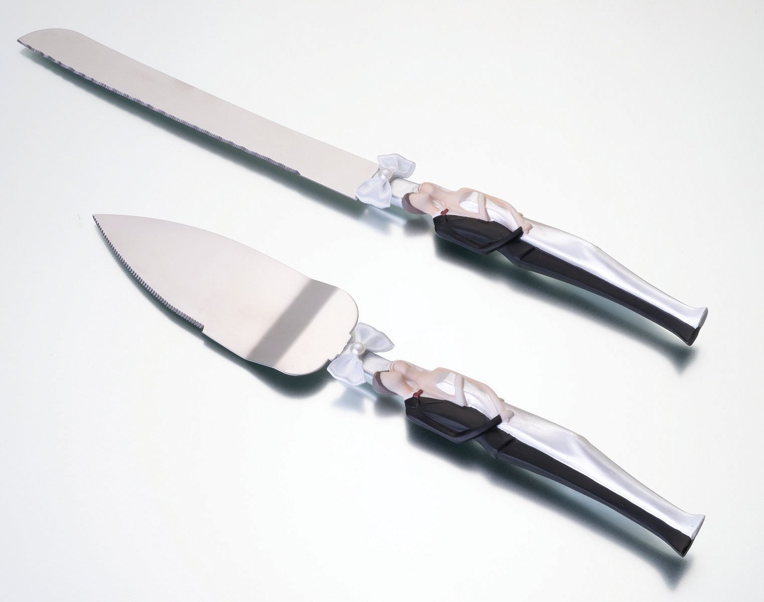 Lillian Rose 14 75-Inch Caucasian Couple Knife and Server Set