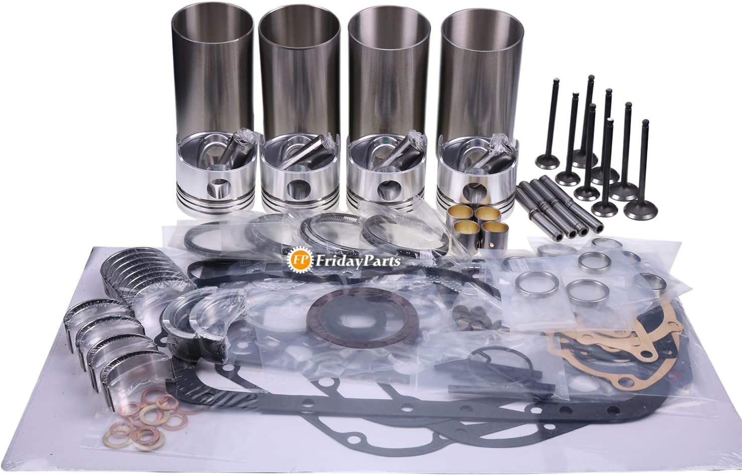 Fridayparts Overhaul Rebuild Kit Compatible Compatible for Mitsubishi S4L S4L2 Engine Replacement