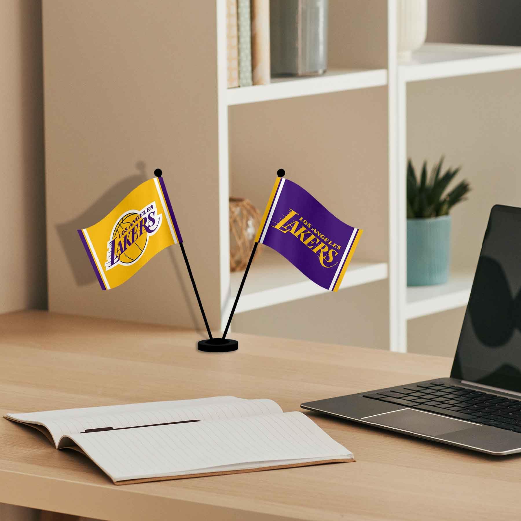 Amazon.com: WinCraft Los Angeles Lakers Desk and Table Top Flags