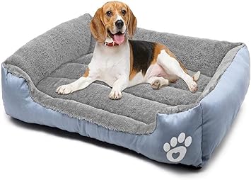 NYTRYD Pet Dog Bed for Medium Dog Bed Cat Bed Pet Bed Super Soft pet Sofa Bed, Soft Wool fleecei Suitable for Medium Dogs or Cats Large Dog Bed with Machine Washable Comfortable and Safety (L)