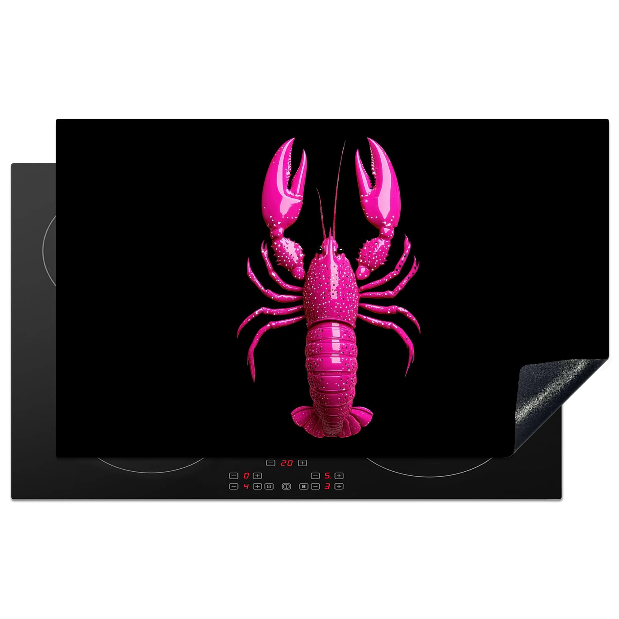 Copri Piano Induzione KitchenYeah 60x52 Cm - Antiscivolo, Stampa Tramonto-Mare, Protezione Graffi