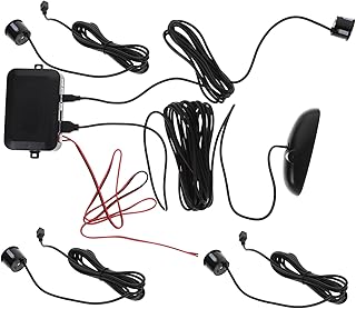 Abaodam 1 Conjunto De Pára-Choques Para Carro Automotivo Abs De Assistência De Estacionamento De Veículos Detector De Radar Para Europa De Assistência De Estacionamento De