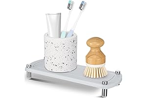 Instant Dry Water Absorbing Sink Caddy Bathroom Kitchen Counter Organizer