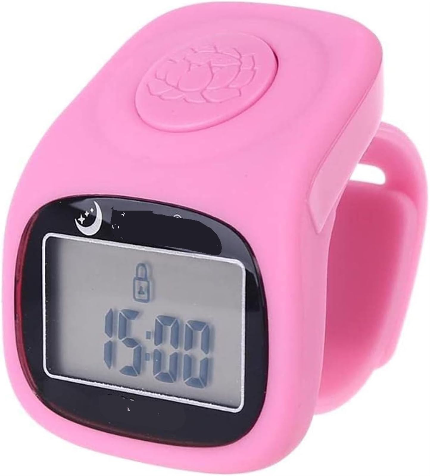 THE WHITE SHOP Manual mechanical ring finger ring, mini electronic counter Multi-Channel Digital Finger Counter (Color : Pink)