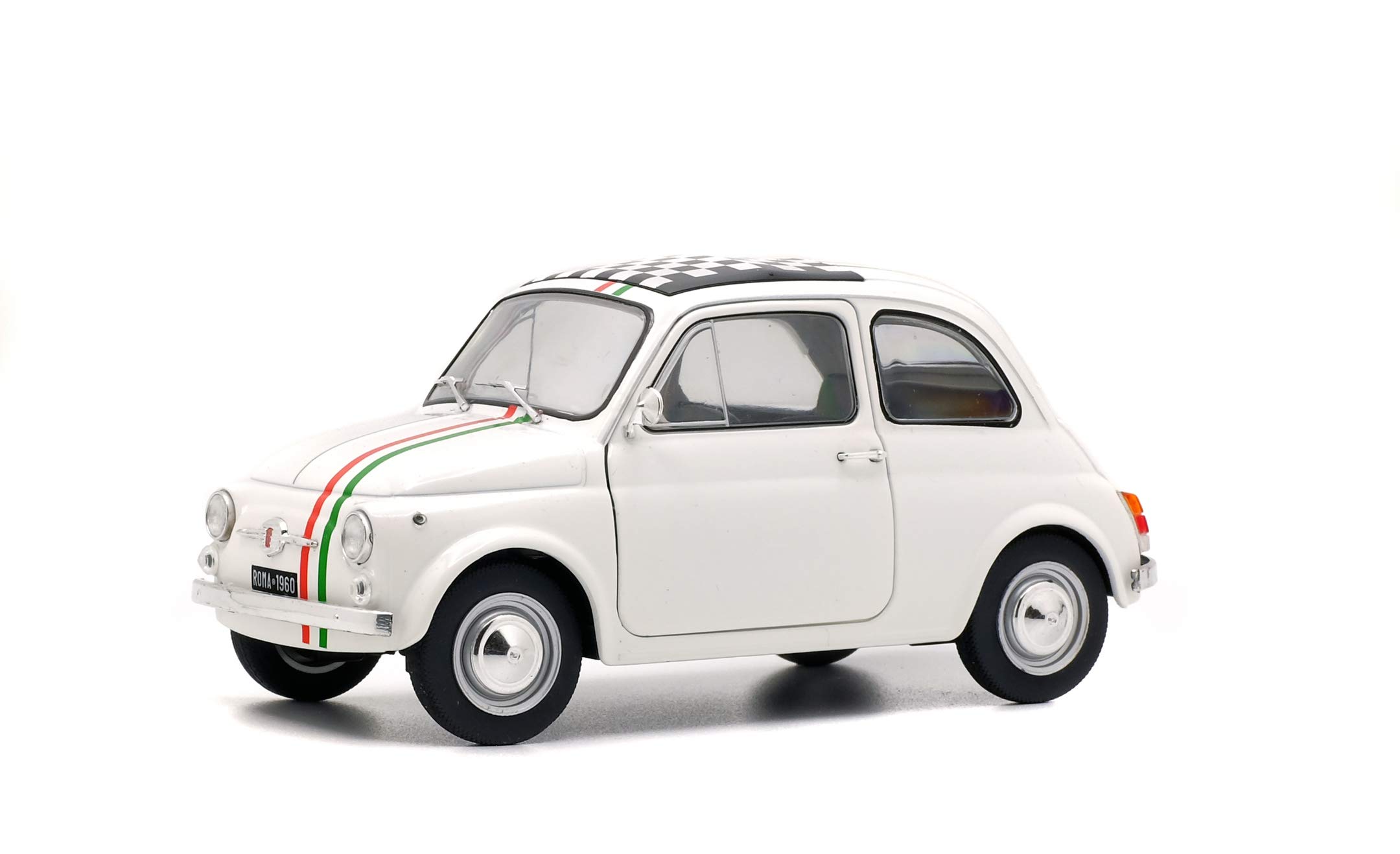 solido S1801403 1:18 1968 Fiat 500L Italia-White