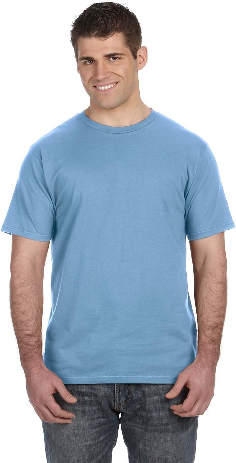 Anvil Lightweight T-Shirt, XL, LIGHT BLUE