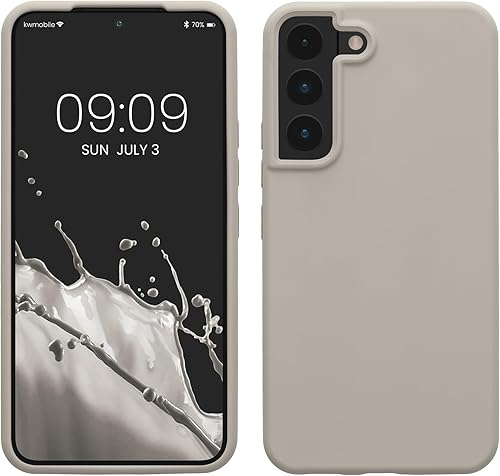 Miniatura 116 de kwmobile Funda Compatible con Samsung Galaxy S22 - Funda de teléfono de silicona TPU con acabado suave - Rojo Ruibarbo Piedra antigua,Azul