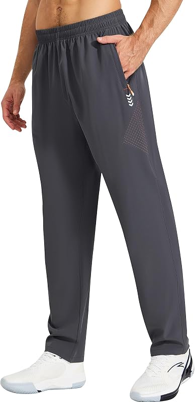 Cimic Jogging Homme de Sport Survêtement Homme Pantalon Silm Taille Elastique Cordon Poches Zippées