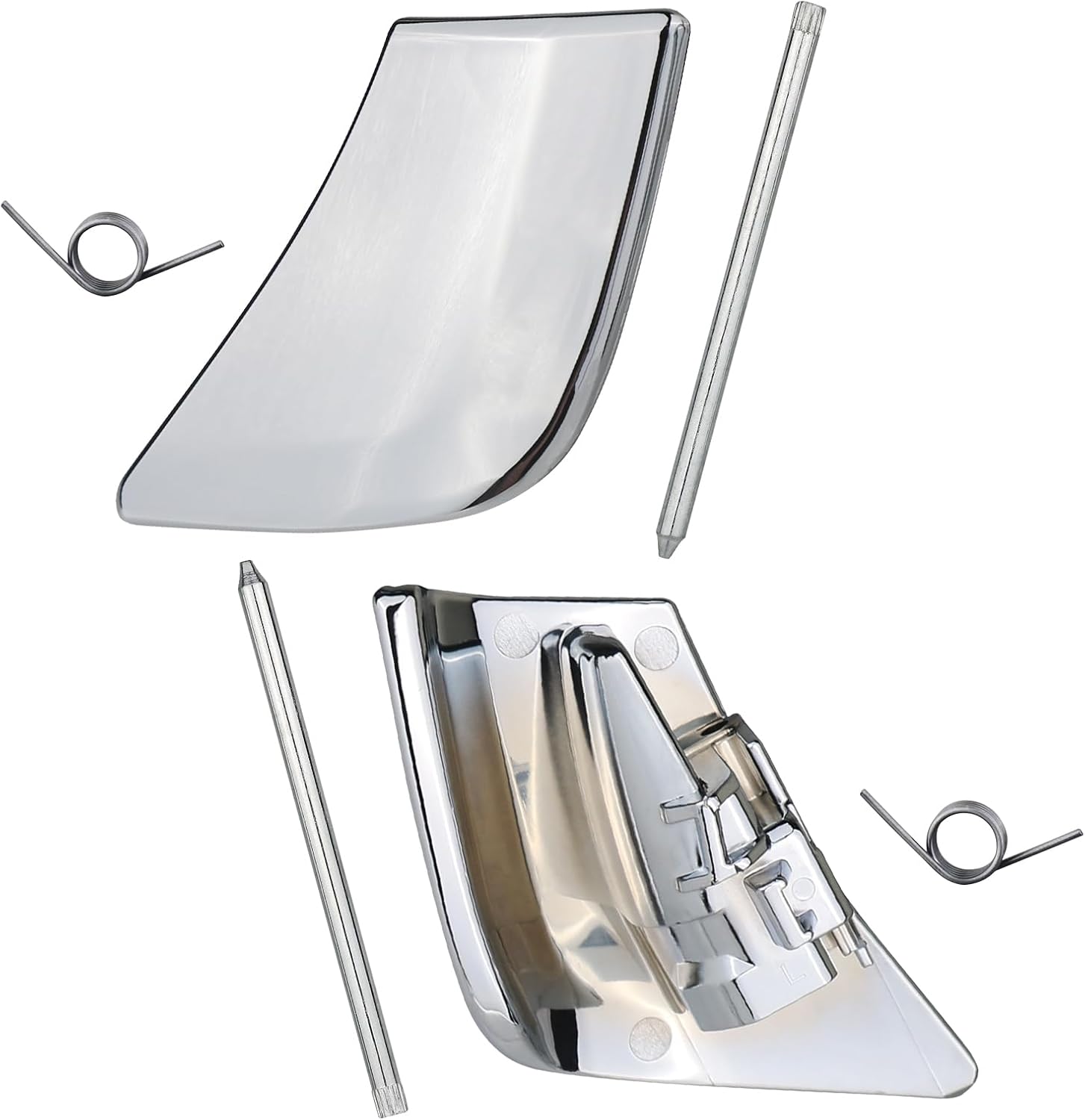 TQPONLY Seat Backrest Recliner Handle Lever Front Left Driver Side | Compatible with 2008-2016 Mercedes-Benz W204 C-Class W207 E-Class Accessories | Seat Back Adjust Handle (Chrome)
