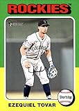 2024 Topps Heritage #328 Ezequiel Tovar Colorado Rockies Official MLB Baseball Card in Raw (NM or Better) Condition