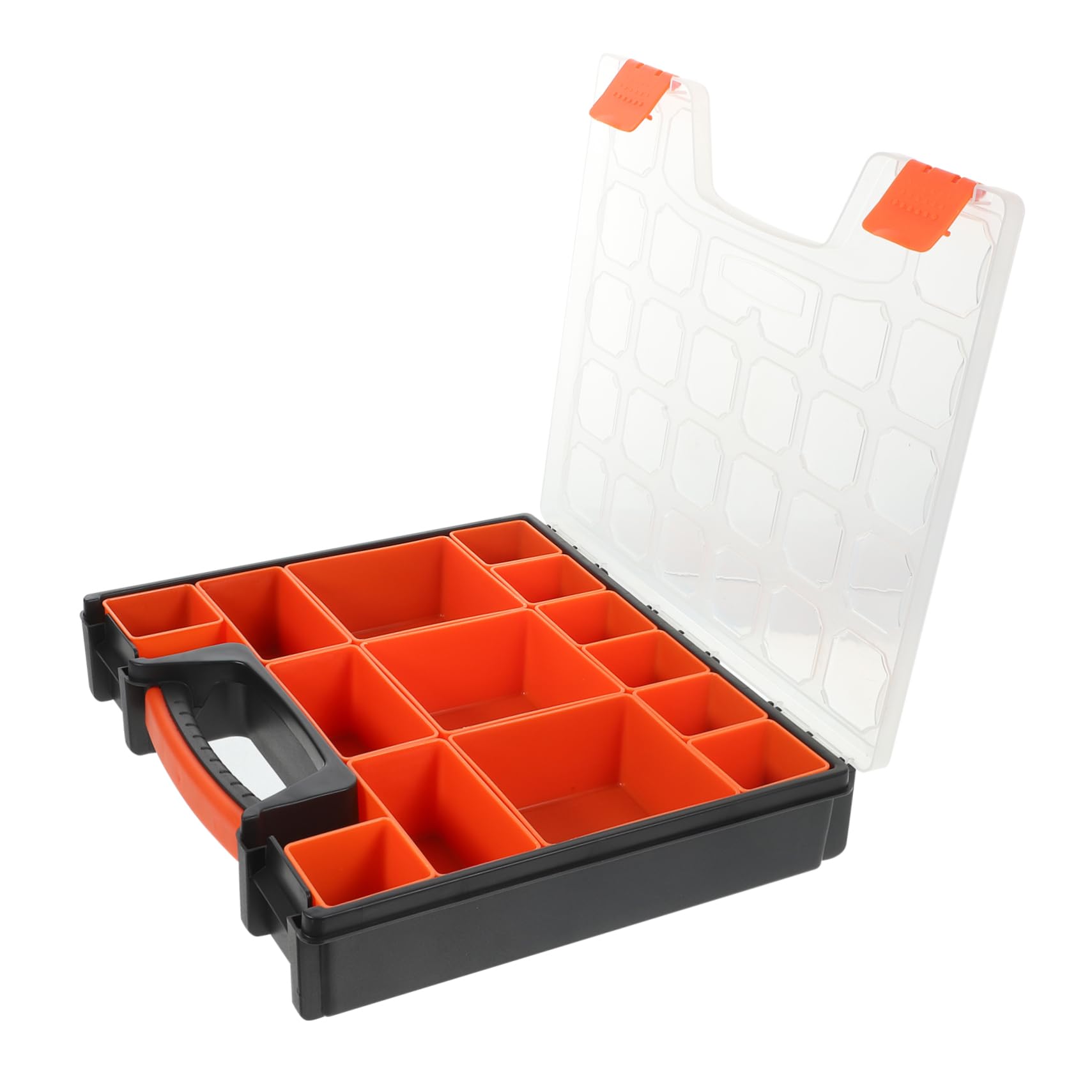 Boîte de rangement à compartiments vis boulons : petit organisateur plastique pour bricolage