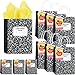 Kolldenn 24 Sets Composition Notebook Teacher Gift Bag Welcome Back to School Treat Paper Bags with Tissue Handle Cards for Teacher Party Supplies