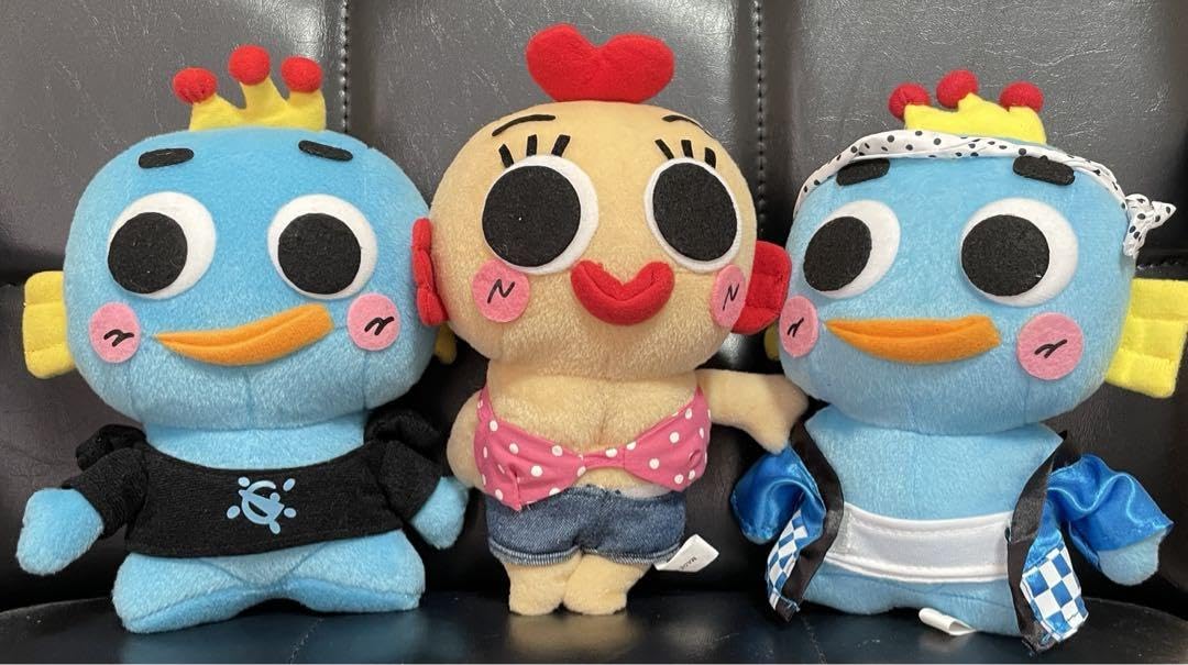 Amazon.co.jp: ボートレース蒲郡 ぬいぐるみ 3体セット トト
