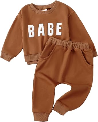 Baby Girl Clothes Newborn Outfit Toddler Fall Ruffle Sleeve Tops Girls Clothing Pants Set
