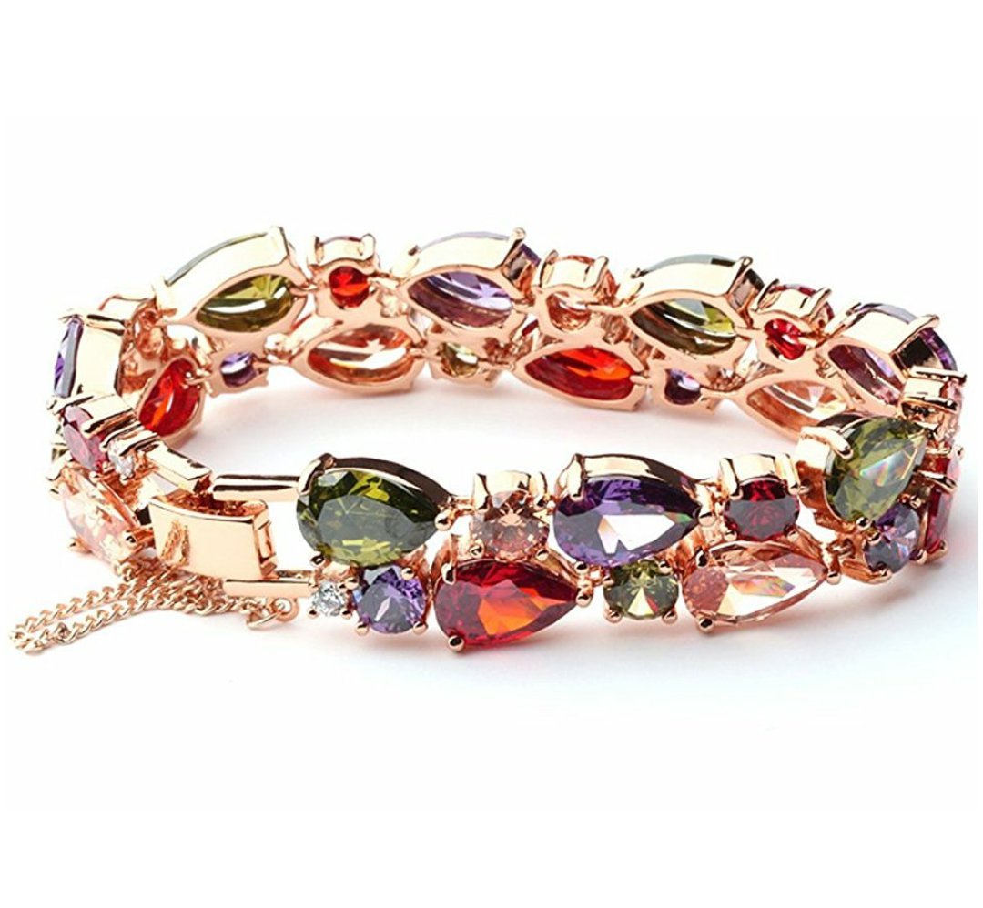 See full amazon price history chart for University Trendz Exclusive Luxury Elegant AAA Swiss Cubic Zirconia 18K Rose Gold Plated Glamorous Bracelet For Women/Girls University Trendz Exclusive Luxury Elegant AAA Swiss Cubic Zirconia 18K Rose Gold Plated Glamorous Bracelet For Women/Girls (B0754C5H9F) Amazon Price History, Amazon Price Tracker