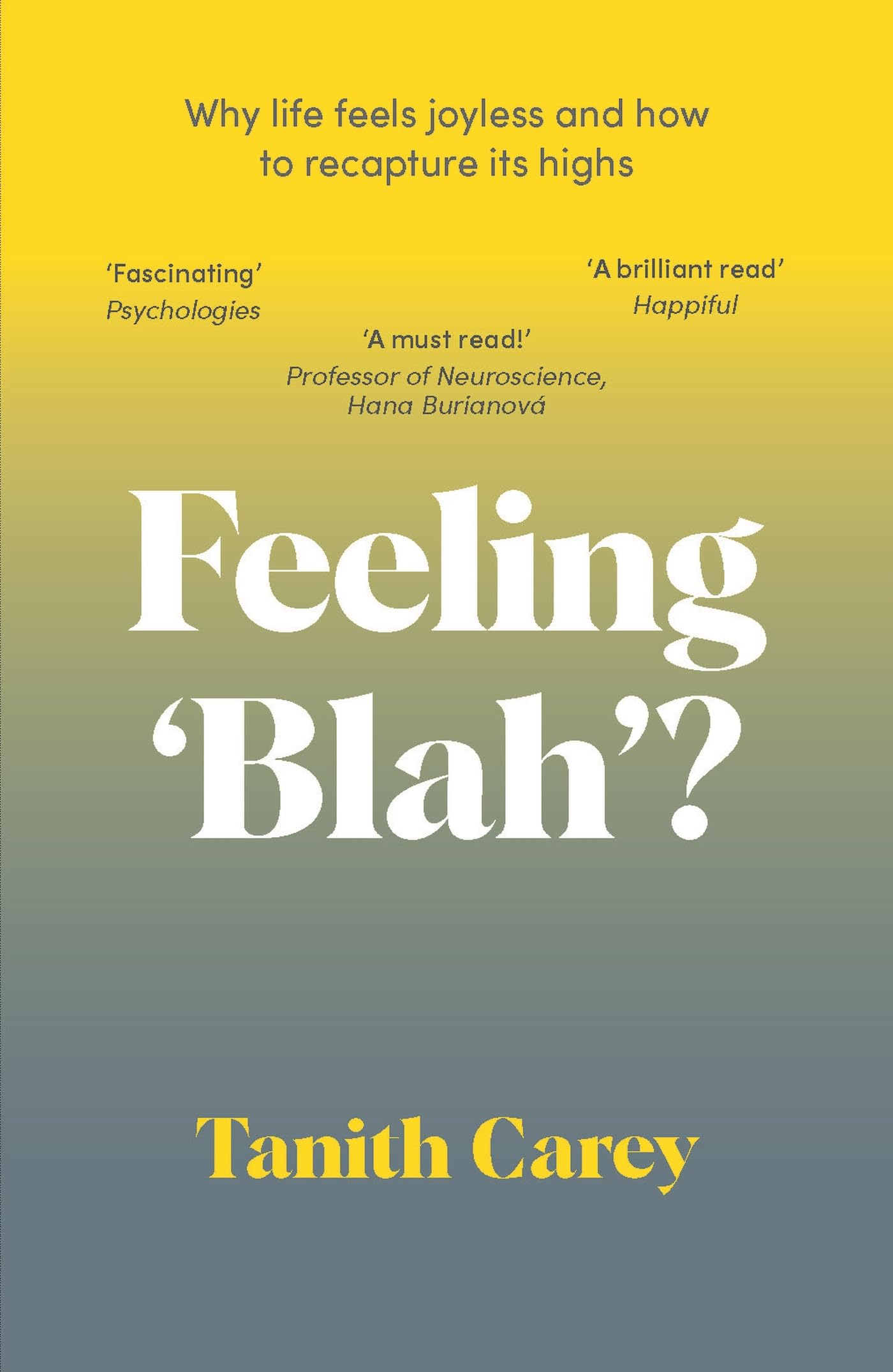 Feeling 'Blah'?: Why Life Feels Joyless and How to Recapture its Highs