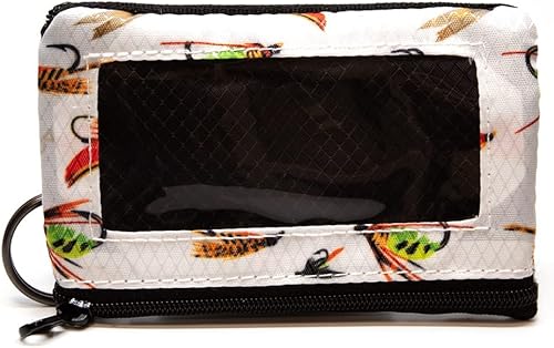 Miniatura 2 de Chums Cartera de surfshorts  Cartera minimalista ligera con cremallera y ventana transparente para identificación  Resistente al agua con llavero