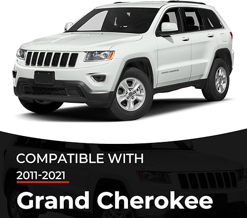 Vista 2 de KARPAL Moldura de arco de rueda trasera izquierda de plástico 1MP35RXFAH CH1790103 lado del conductor compatible con Grand Cherokee 2011-2021