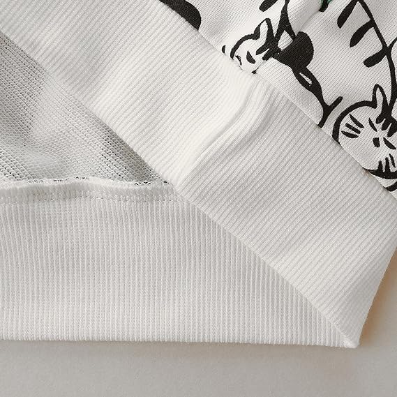 MAGIC Boys' T-Shirt Chest Printed Full Sleeves Sweatshirt for Winters White3 (8-9 Years) - Image 7 thumbnail