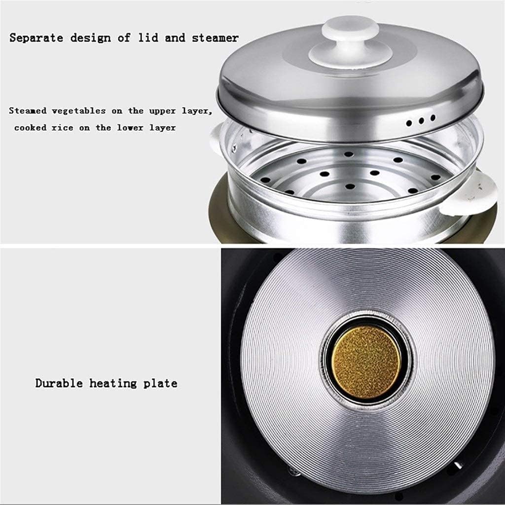 Rice Cooker Household Non-Stick Rice Cooker, Warm Function, One-Key Cooking, for 1-5 People (2L) ()