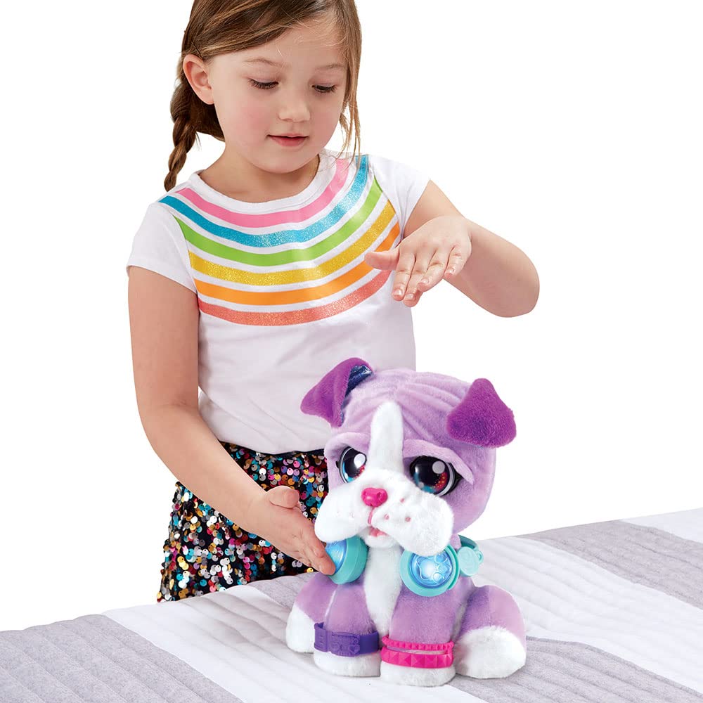 VTech – DJ Beat Boxer, Peluche Interactive, Jouet Chien Interactif, Jouet Beatbox – Dès 4 Ans - Version FR 551505 Multicolore