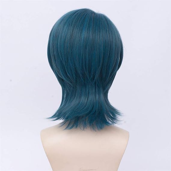 LanTing Fire Emblem: ThreeHouses Beleth Blue Mix Green Styled Woman Cosplay Party Fashion Anime Human Costume Full wigs Synthetic Hair Heat Resistant Fiber