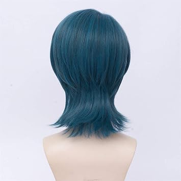 LanTing Fire Emblem: ThreeHouses Beleth Blue Mix Green Styled Woman Cosplay Party Fashion Anime Human Costume Full wigs Synthetic Hair Heat Resistant Fiber