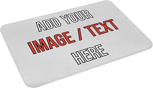 Miniatura 4 de Tapete de baño personalizado con imagen, logotipo, antideslizante, añade tu diseño, foto personalizable, tapete para puerta, regalo de inauguración