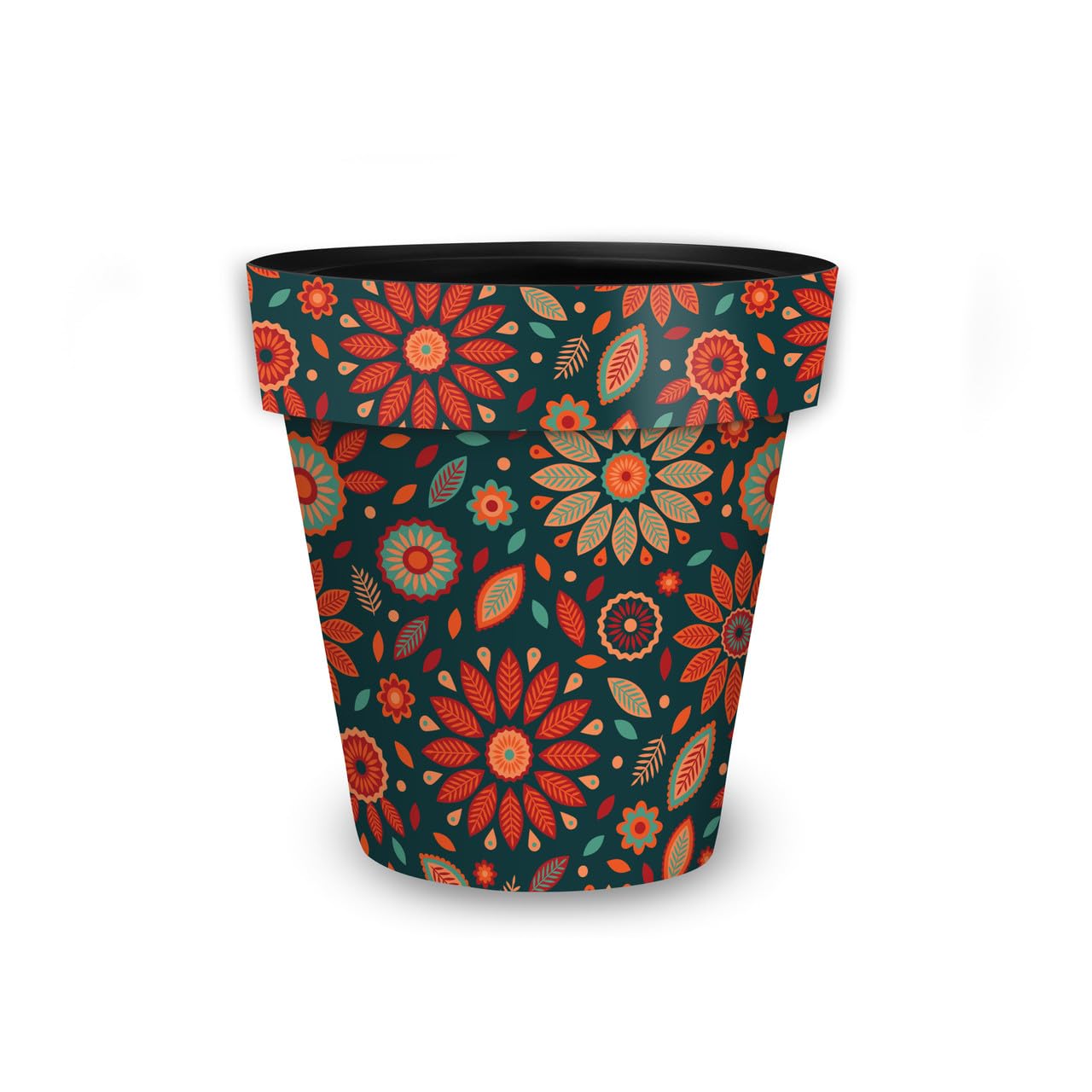 Petit pot de fleurs orange Briarwood Lane pour égayer un intérieur sombre et sans vie