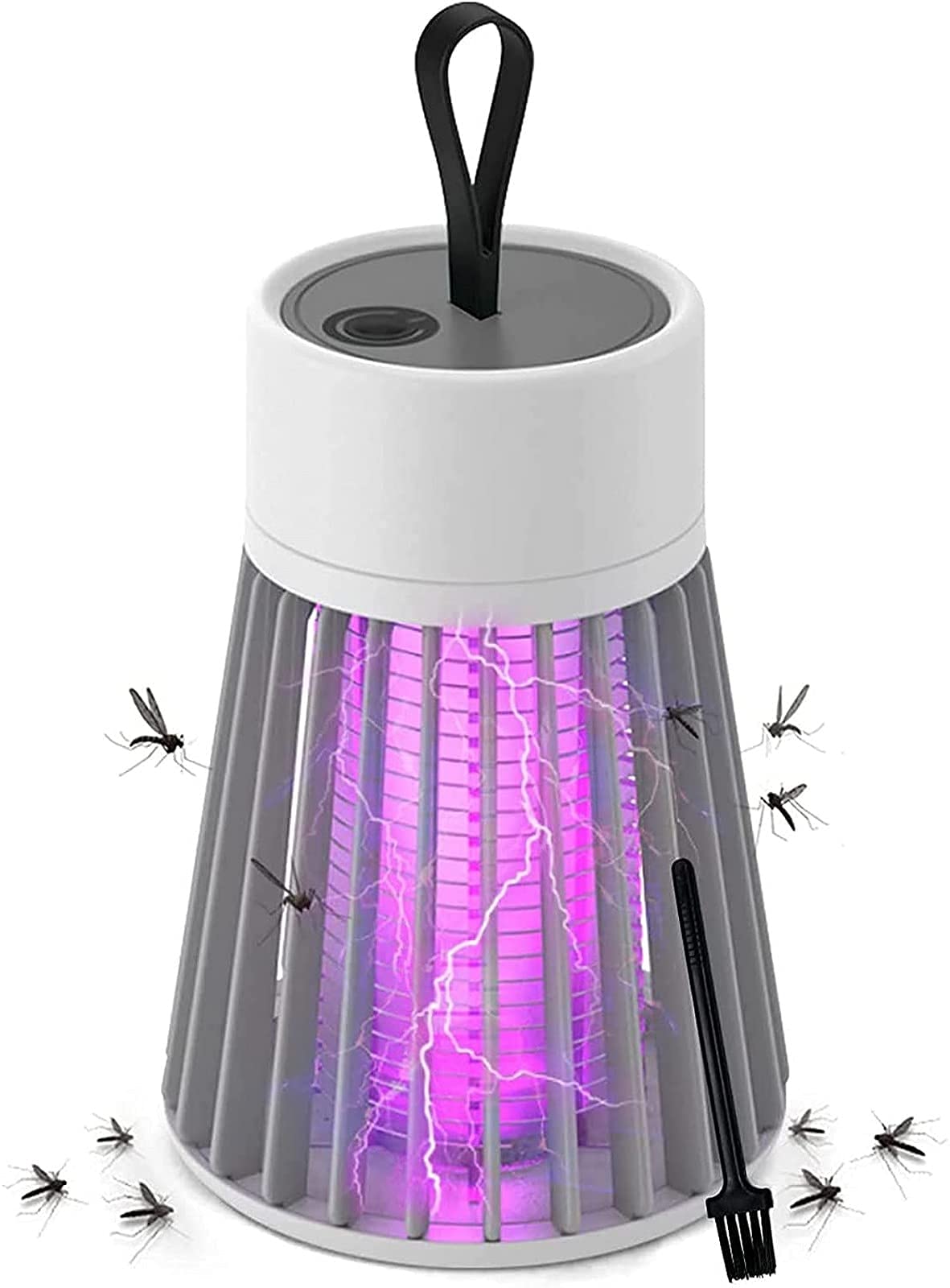 Trappola per zanzare Lampada repellente per zanzare portatile Lampade elettriche repellenti per zanzare Alimentatore USB Trappola elettronica, ricaricabile tramite USB (Usbrechargeable)