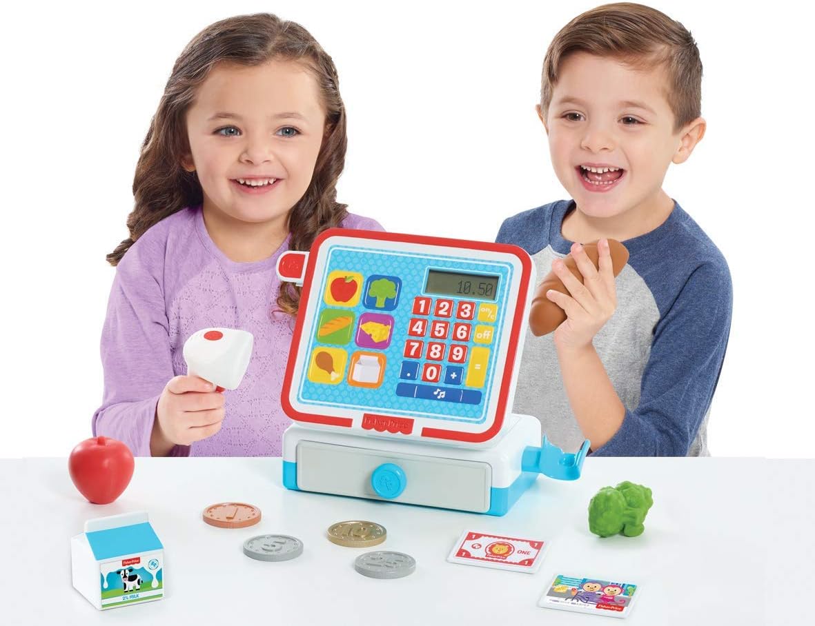 Fisher-Price Cash Register Set Toy, Multicolor