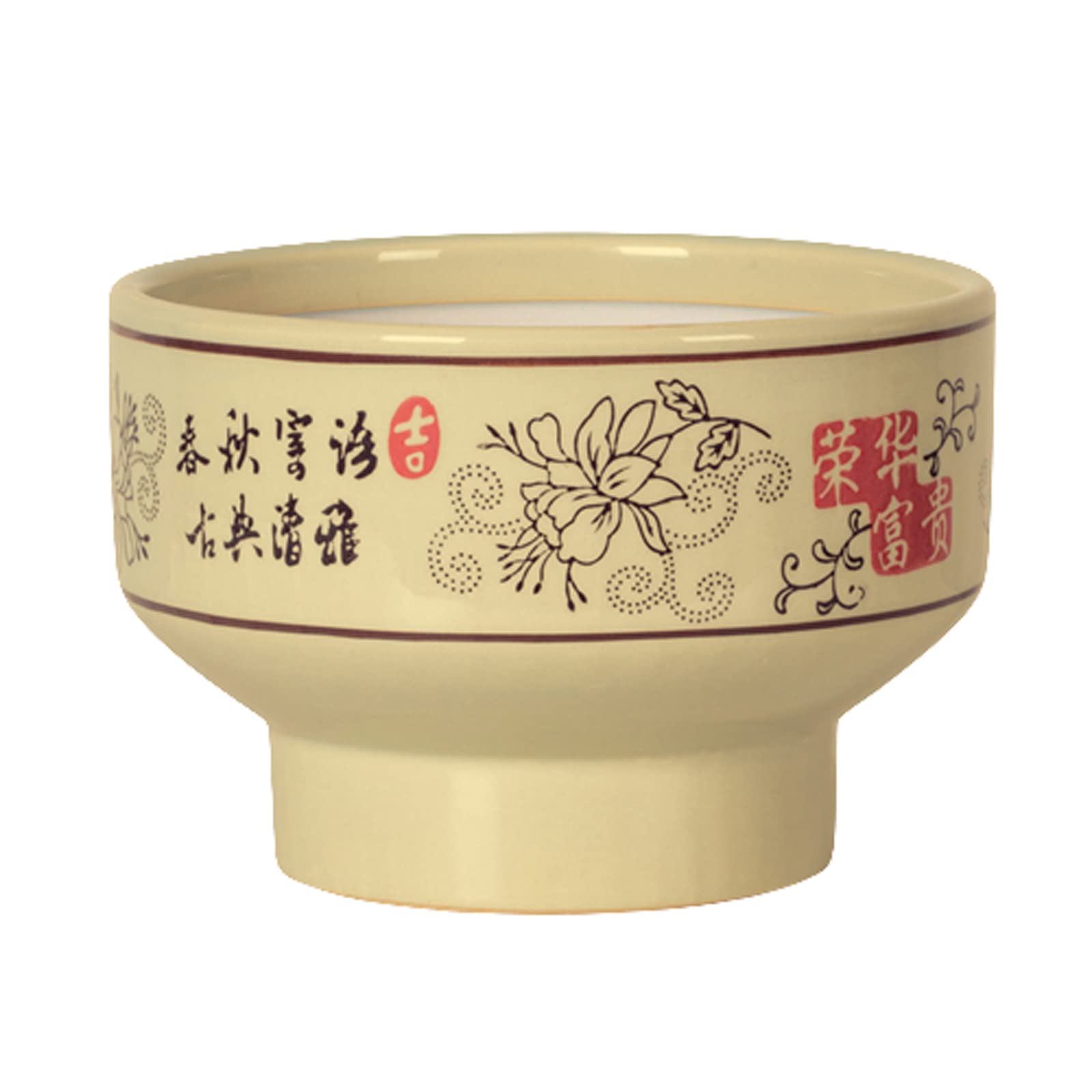 Vasi da Giardino Vasi per fioriere in Ceramica da 6,6/8/9,8 Pollici con Fori di drenaggio, fioriera retrò per Piante da Interno, Piante grasse, Fiori