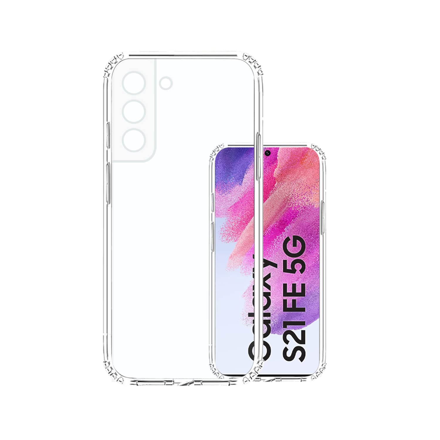 VIDO Transparent Back Case Cover for Samsung Galaxy S21 FE 5G (Soft & Flexible & Camera Protection Back Case) (B09SBHD2FH) Amazon Price History, Amazon Price Tracker
