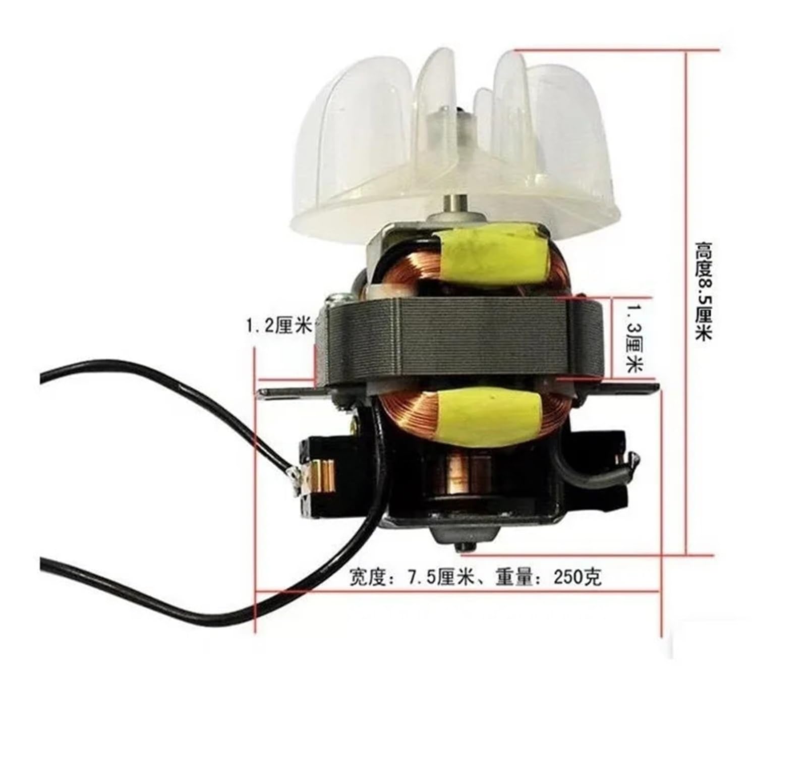 Parti Dell'asciugatrice For Motore For Asciugacapelli Professionale Ad Alta Potenza N. 15 Con Ventola A Foglia 220 V 1800-2100 W