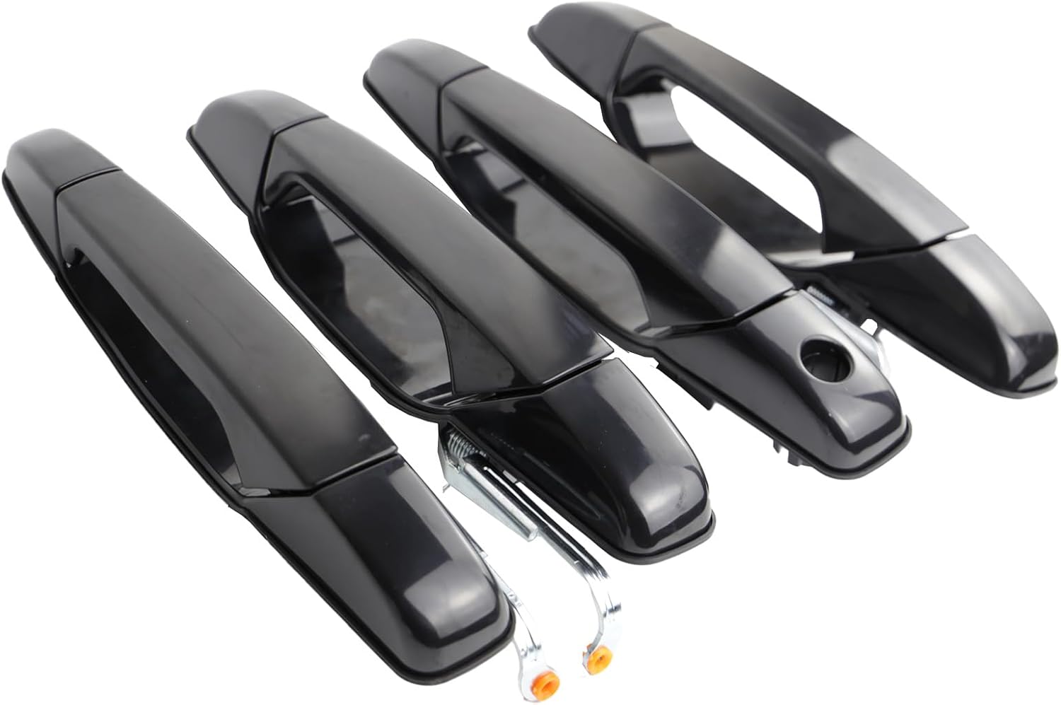 4PCS Exterior Chrome Door Handles Compatible with 2007-2014 Cadillac Escalade, Chevy Silverado Suburban Tahoe Avalanche GMC Sierra Yukon,Front Rear Driver & Passenger OE 22738721 20828258 20828237