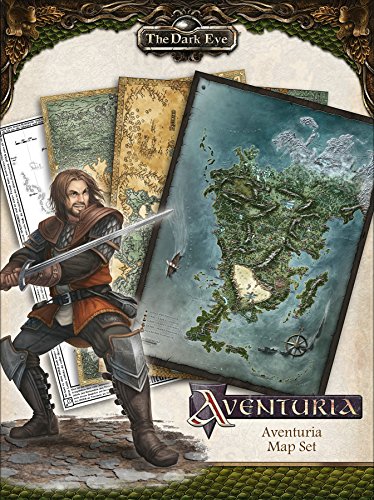 Aventuria Map Set de collection : cartographie haut de gamme