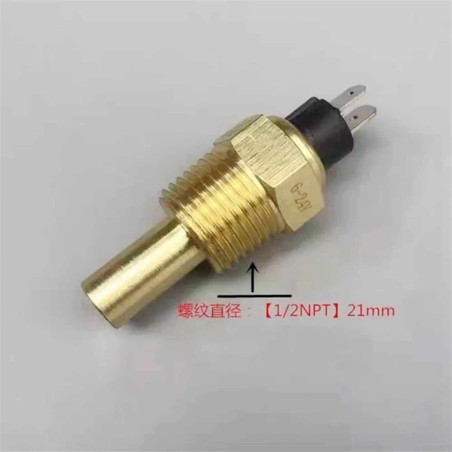 14/17/21mm Diesel Engine Water Temperature Sensor 120C Alarm Generator Part Transmision Universal Origin Electric Sensor(14MM)