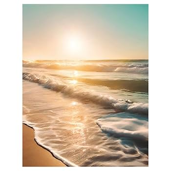 売却済み☆アクリル画 海 ビーチ 朝陽 朝焼け Beach Acrylic Amazon.co.jp: 海 アートパネル(縦) (F8, 海5) 朝日 夕日