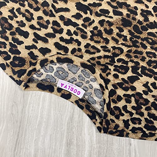 GORLYA Girl's Short Sleeve Tie Waist Casual Swing Midi T-Shirt Dress with Pockets for 4-14T Kids3