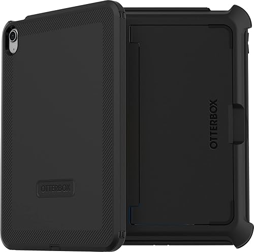 OtterBox DEFENDER SERIES - Funda para iPad de 10 generación (solamente), color negro (embalaje no comercial)