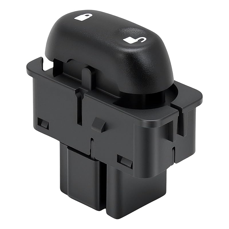 Interruptor de trava elétrica da porta dianteira esquerda Wanzuwbip 1L2Z14028AB para Ford F-150, F-250 e outros modelos – 1 unidade