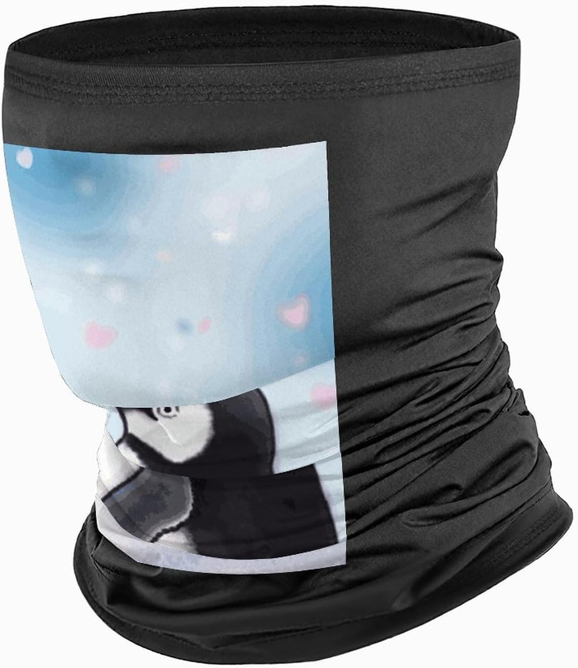 I Love Penguins Neck Gaiter Face Mask UV Protection for Men Women, Breathable Quick Dry Face Cover Bandana Outdoor Sports Balaclava Wind-Proof for Hiking Skiing Motorcycle Cycling