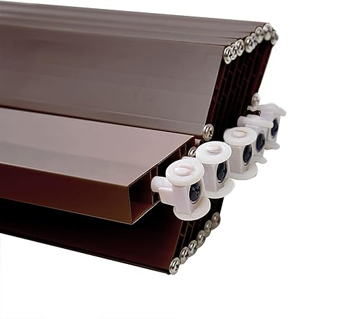 Miniatura 18 de Puertas de armario de acordeón multipliegues para interiores, puertas plegables deslizantes de PVC, puerta plegable de acordeón portátil retráctil