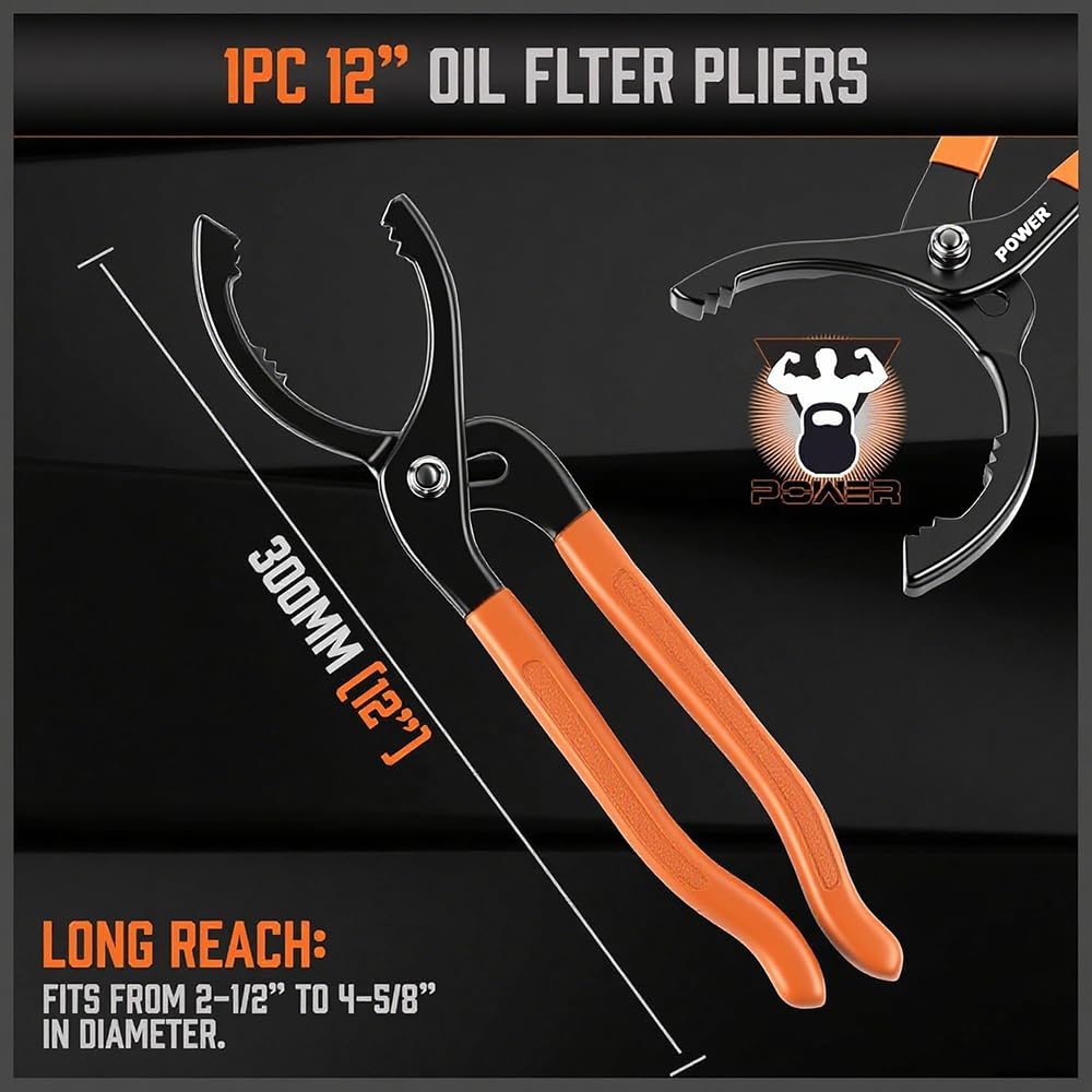 Strumento Per La Rimozione Del Filtro Dell'olio Dell'auto Con - Foto 11