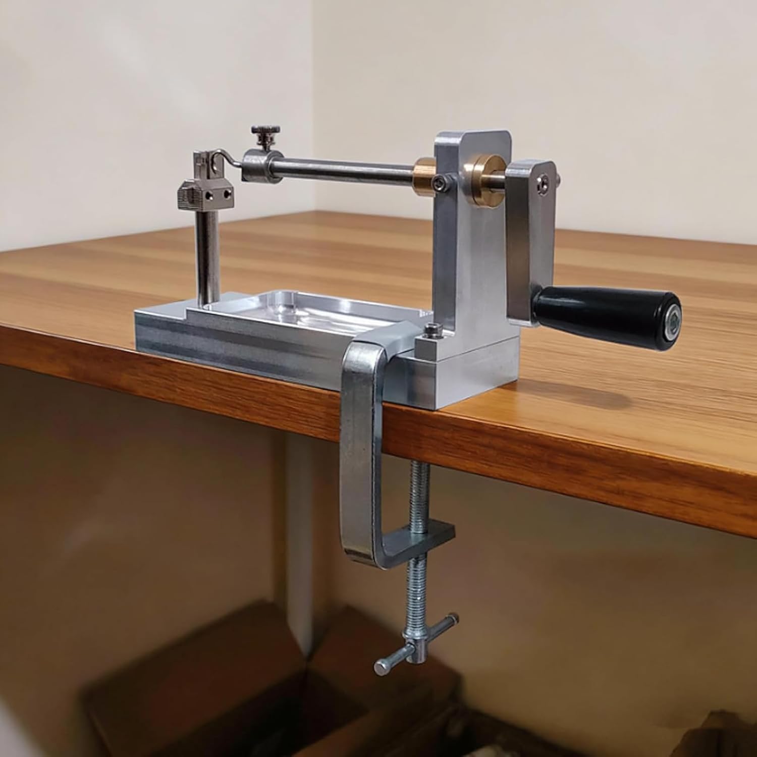 Wire Bending & Coiling Tool, Fishing Multitool Kit Wire Bender & Line Spooler, with Damper and Fly Tying Station, Can Be Rotated 360°, for Slow Pitch Jig Lure Making & Spool Winding