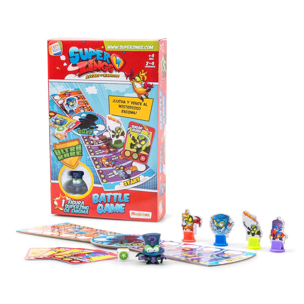 SuperZings Enigma Gioco Da Tavolo Batt Game – Sfida Enigma, Con Personaggio Ultra Raro Incluso
