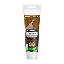 Aguaplast Woodlite stucco per legno colorato. Fibrato, resiste alle dilatazioni fino al 20%. Ideale per buchi e crepe in mano unica senza ritiro. Noce scuro